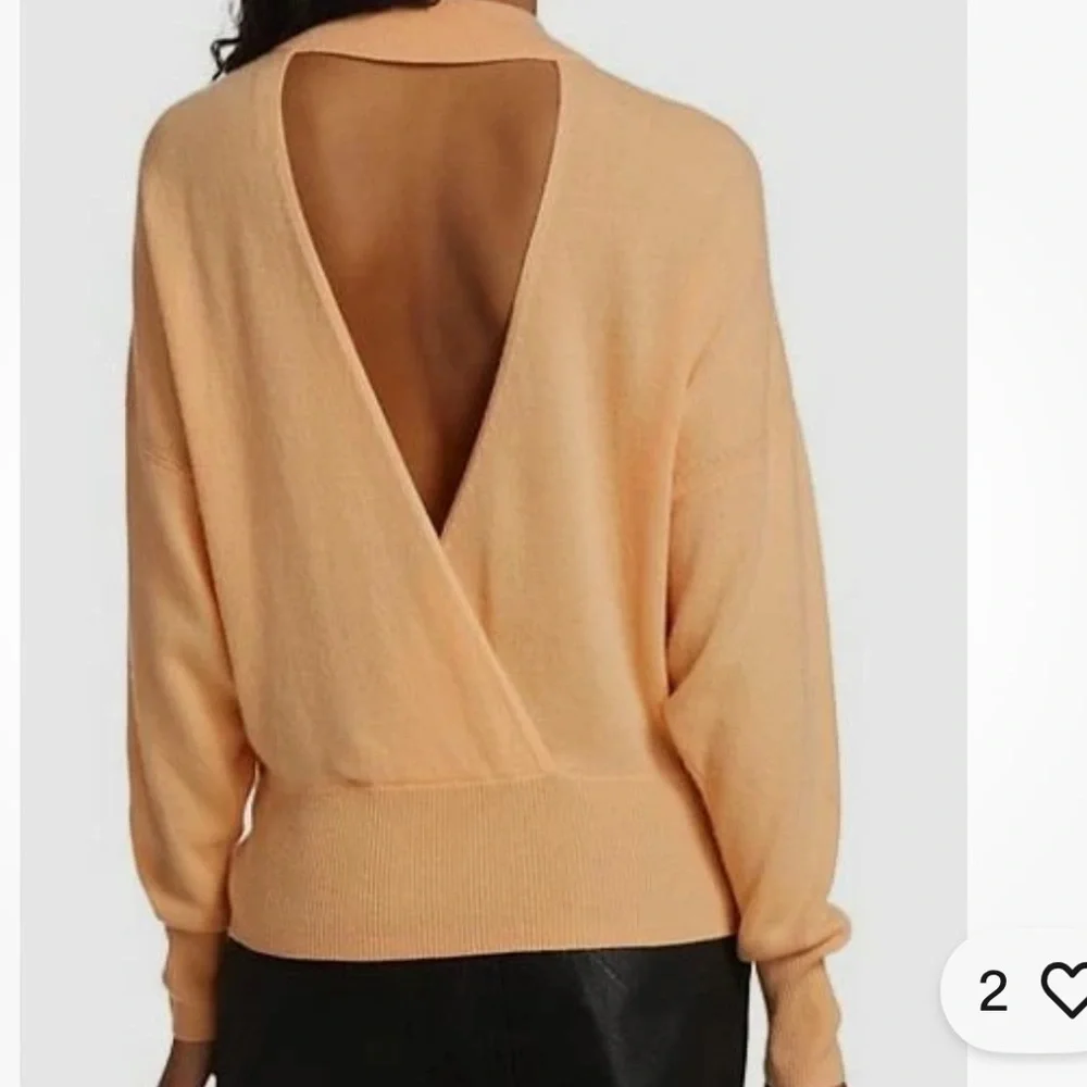 NEW NWT A.L.C Chiara Sweater apricot size S - Picture 4 of 5